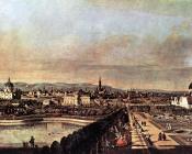 贝尔纳多 贝洛托 : View of Vienna from the Belvedere